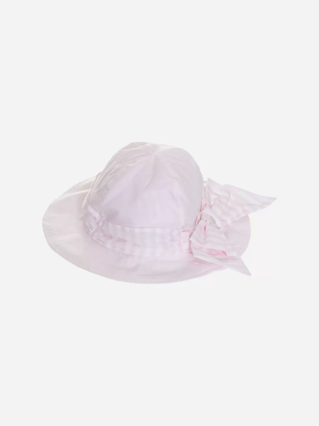 Baby Patachou Pink Cotton Hat With Bow