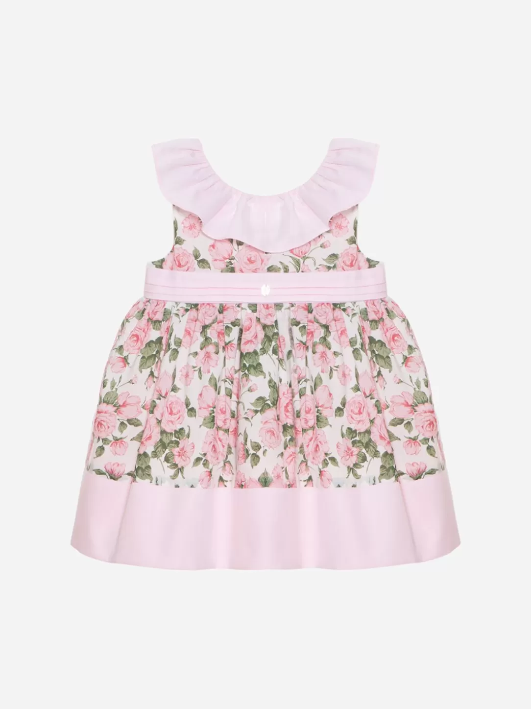 Baby Patachou Pink Dress Made In Liberty Print Voile