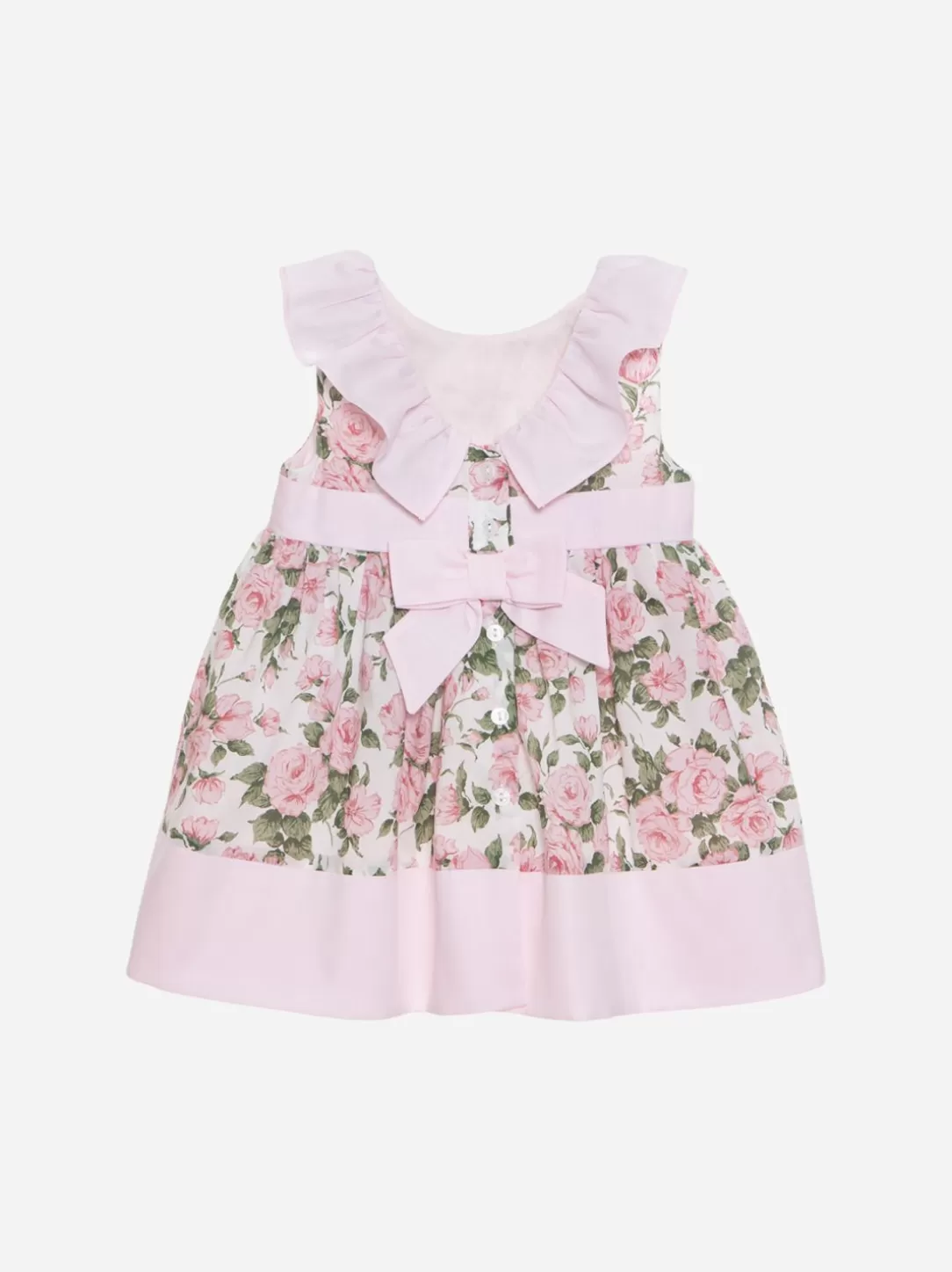 Baby Patachou Pink Dress Made In Liberty Print Voile