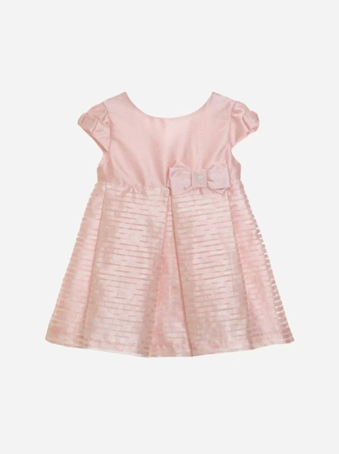 Baby Patachou Pink Dress Made In Organza