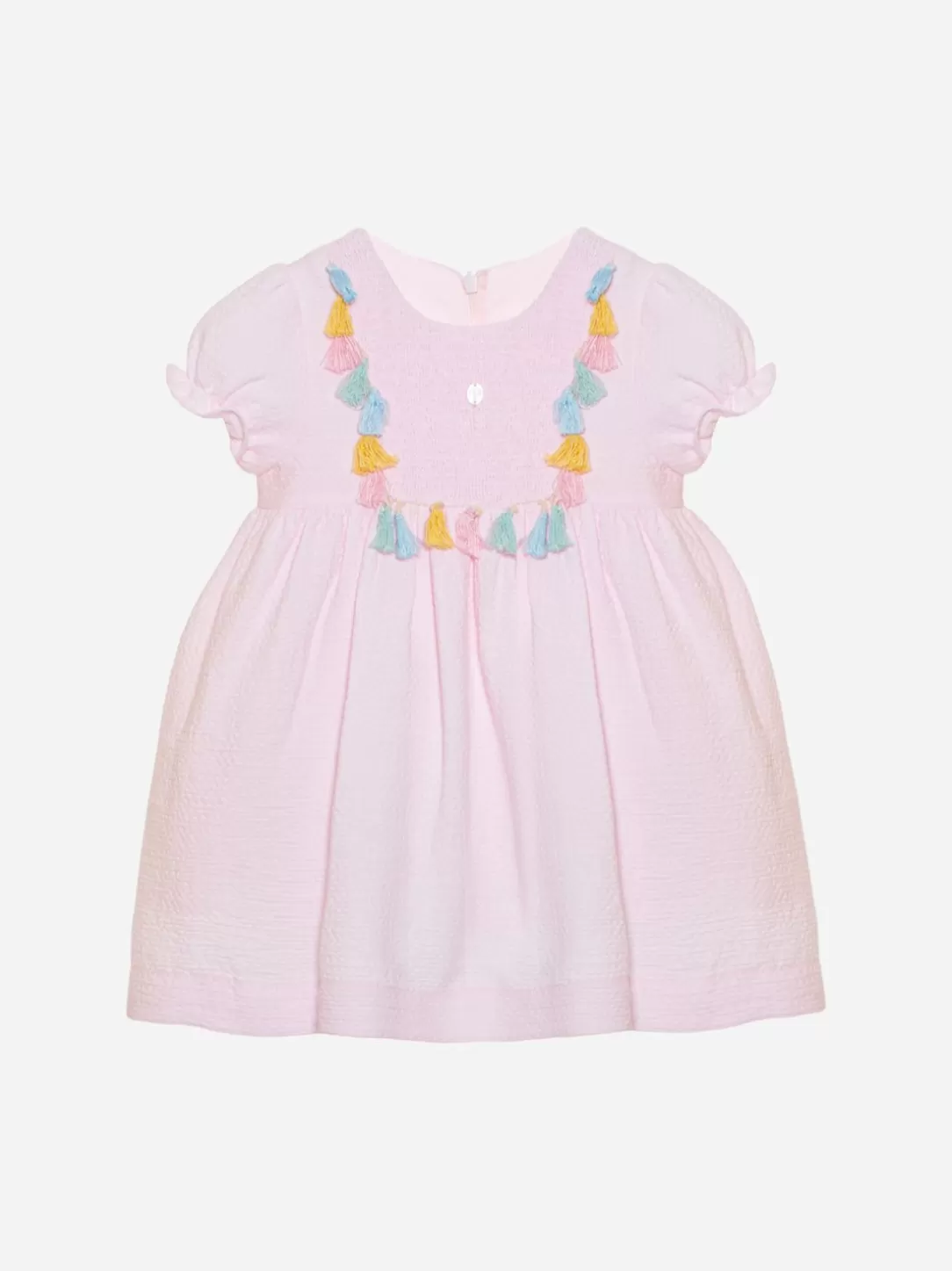 Baby Patachou Pink Dress Made In Piquet