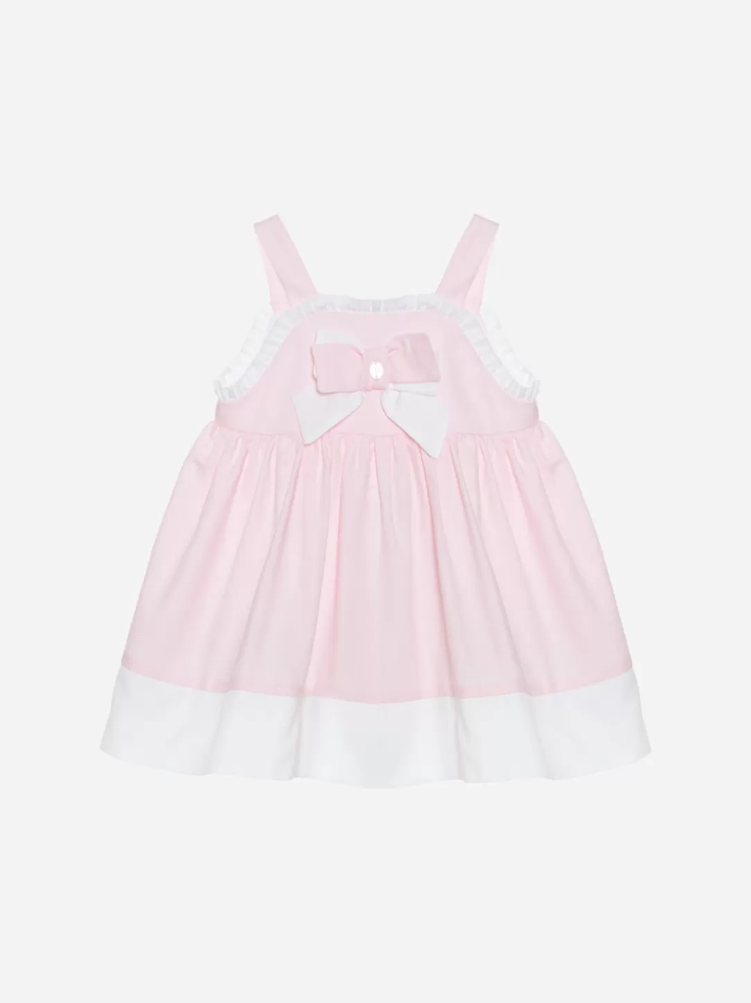 Baby Patachou Pink Dress Made In Poplin