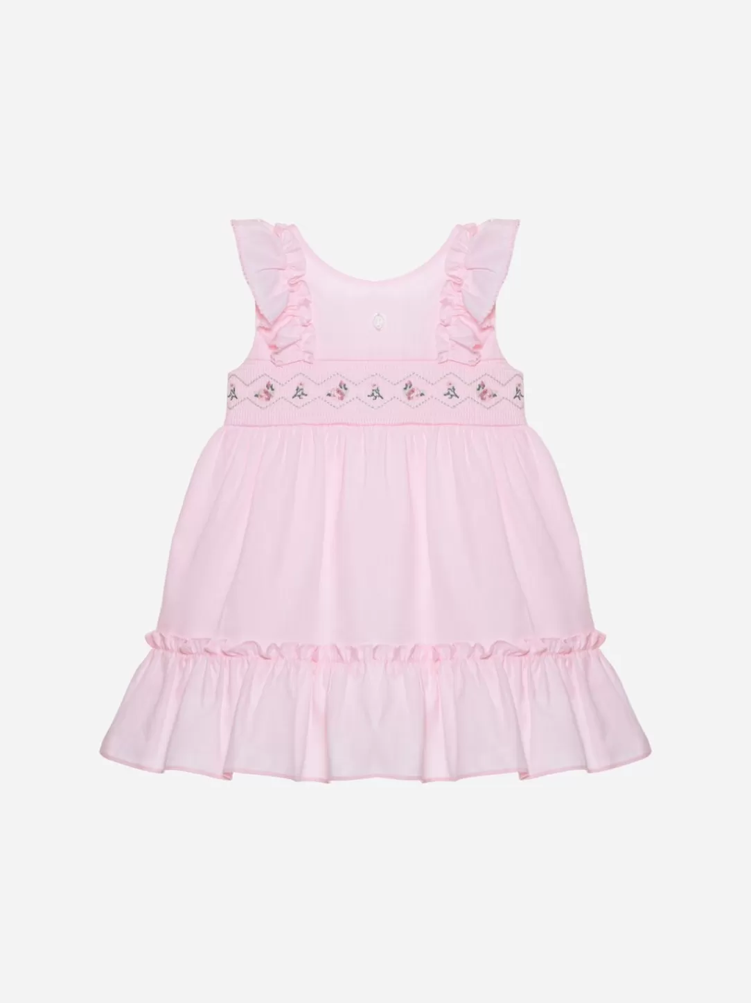 Baby Patachou Pink Dress Made In Voile