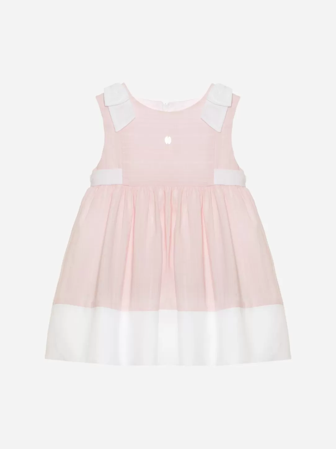 Baby Patachou Pink Dress Made In Voile