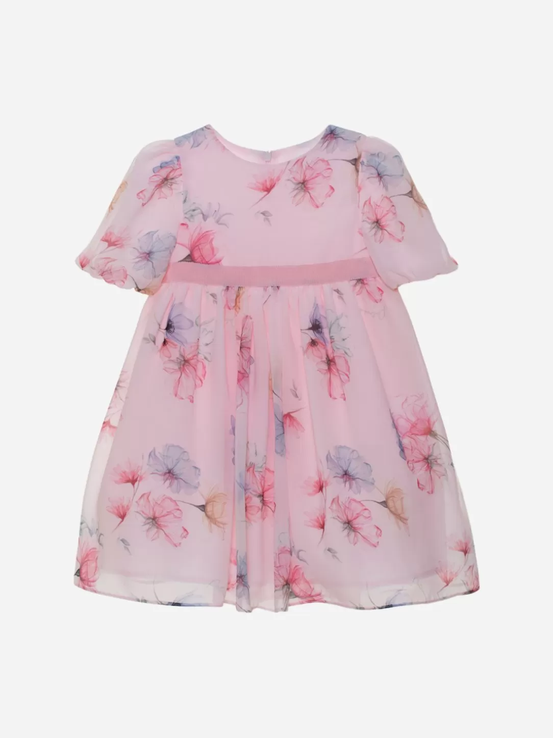 Baby Patachou Pink Dress With Floral Print