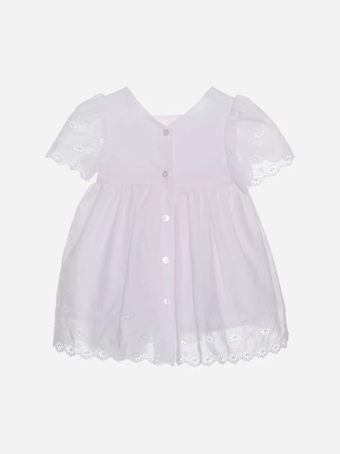 Baby Patachou Pink Embroidered Dress