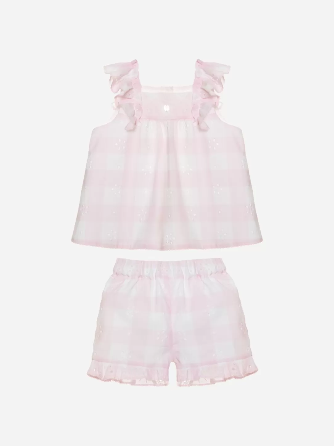 Baby Patachou Pink Embroidered Set