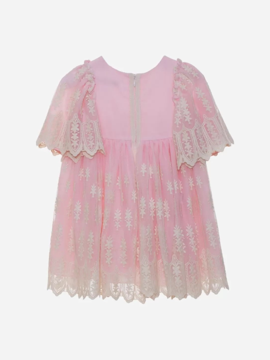 Baby Patachou Pink Embroidery Occasion Dress