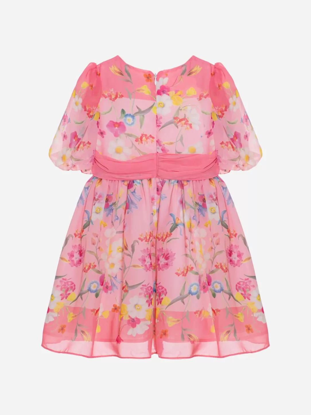 Girl Patachou Pink Floral Print Dress