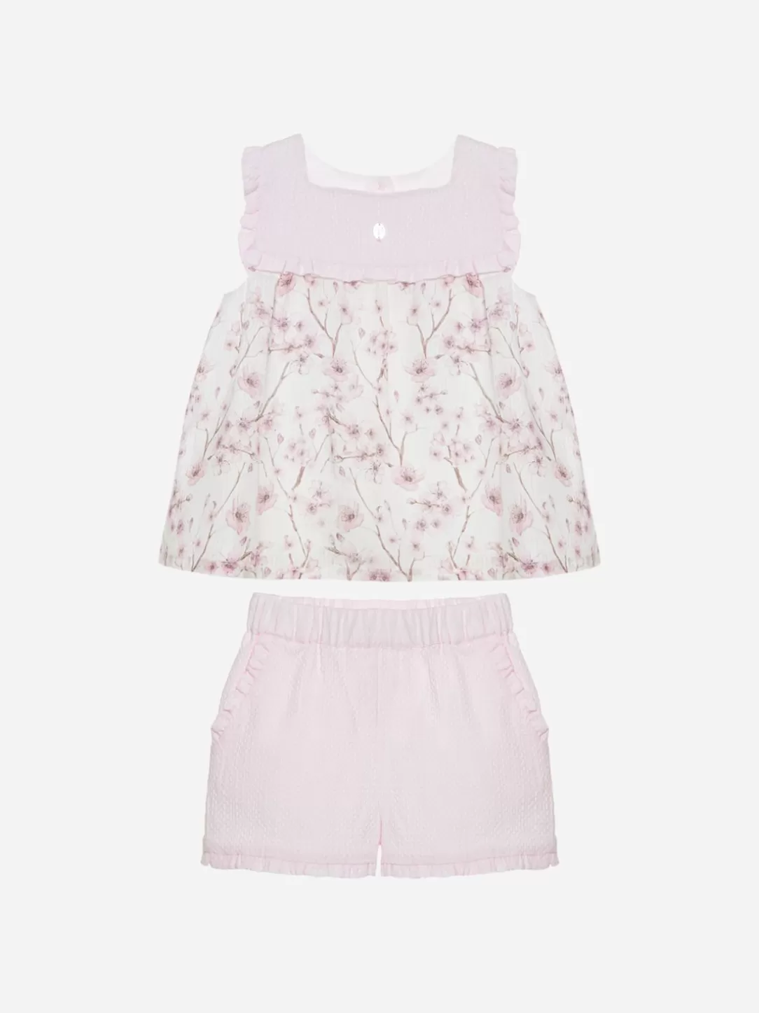 Baby Patachou Pink Floral Print Set