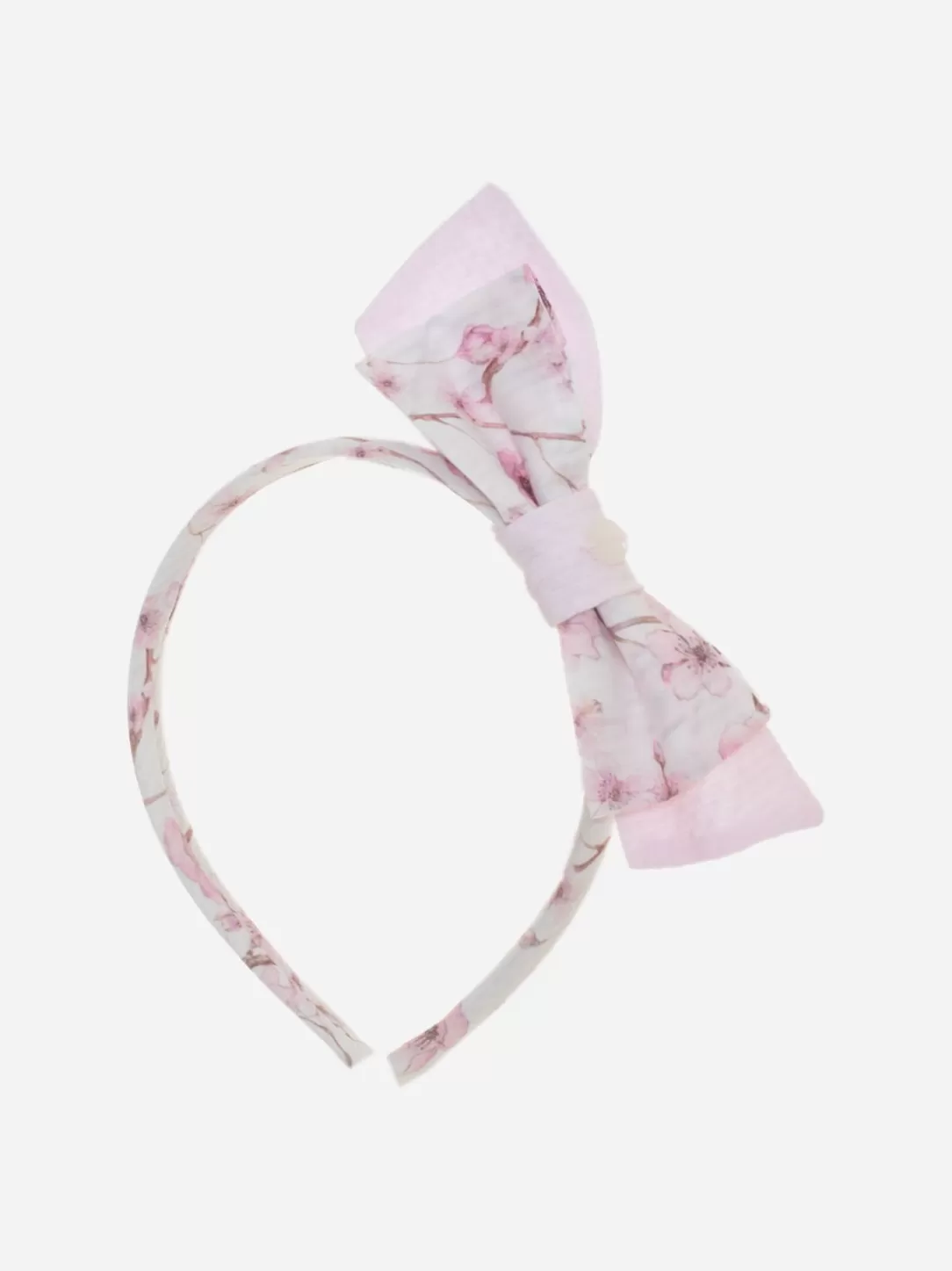 Girl Patachou Pink Headband With Liberty Print