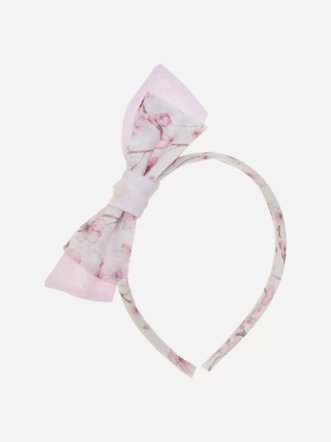 Girl Patachou Pink Headband With Liberty Print