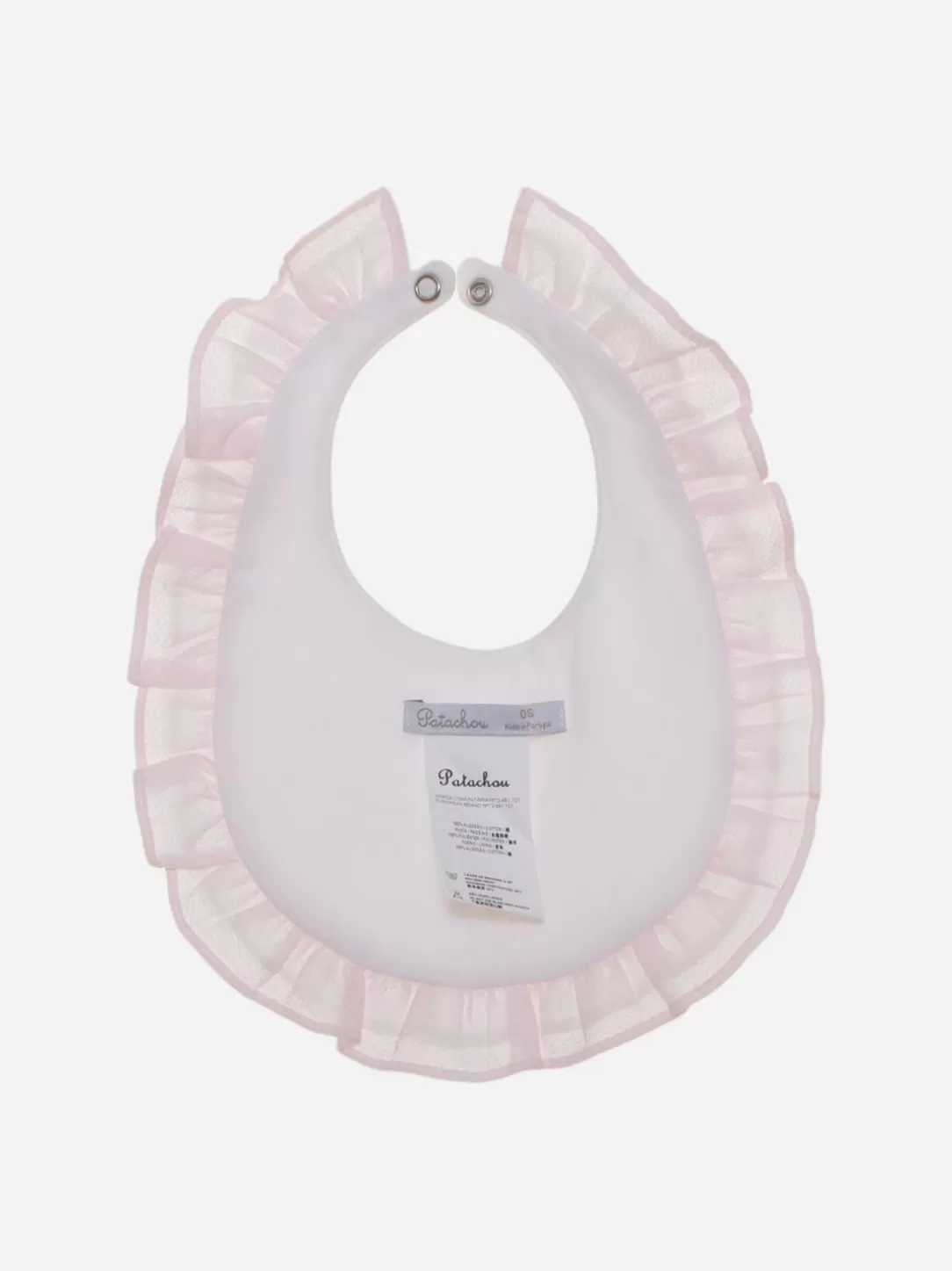 Baby Patachou Pink Jersey Bib