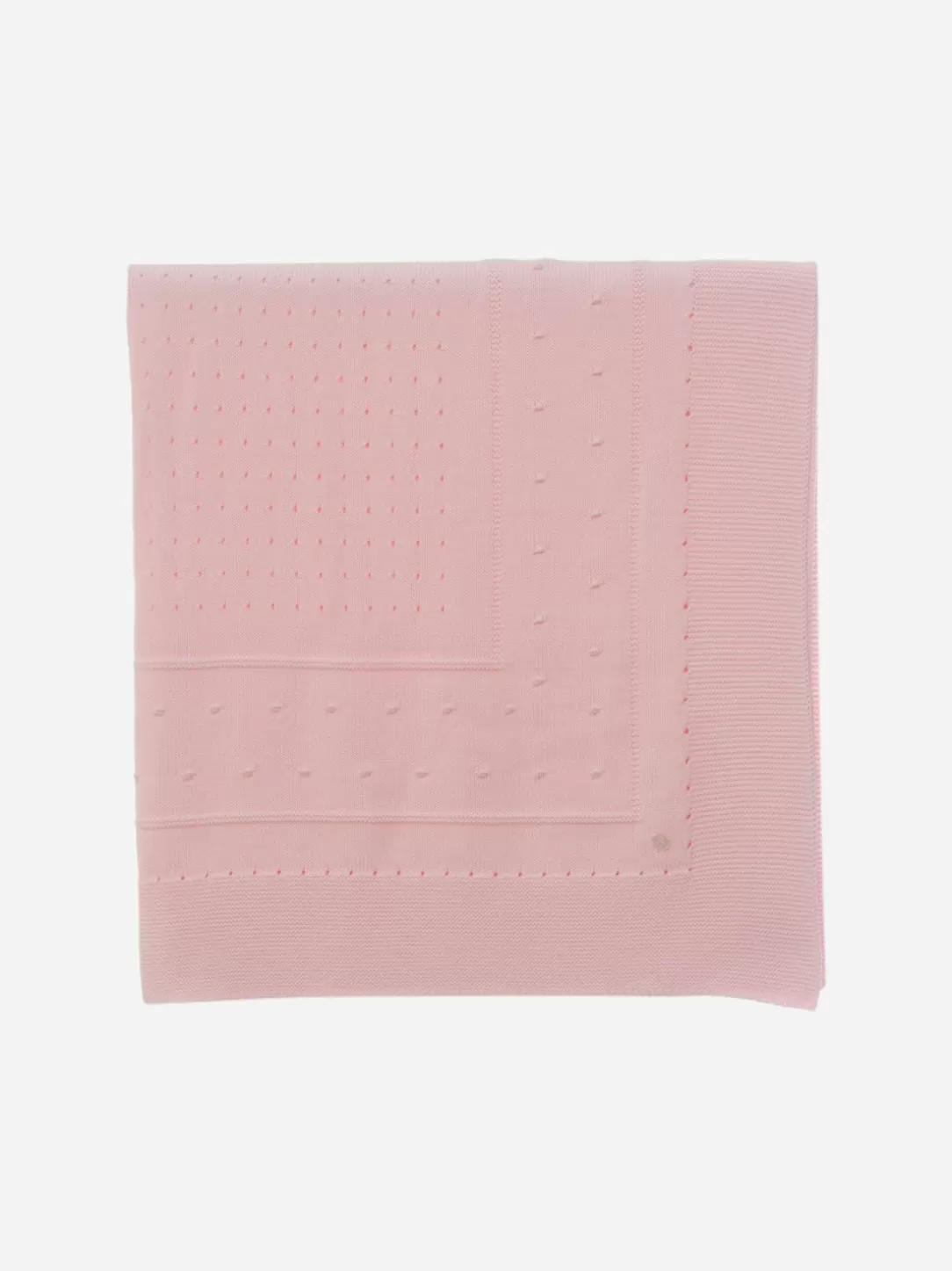 Baby Patachou Pink Knit Blanket