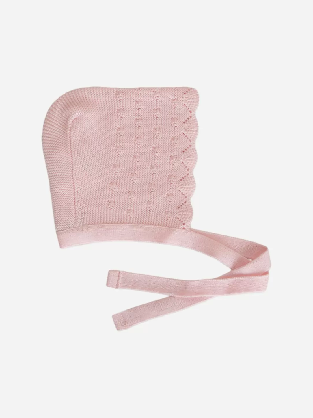 Baby Patachou Pink Knitted Girls Bonnet