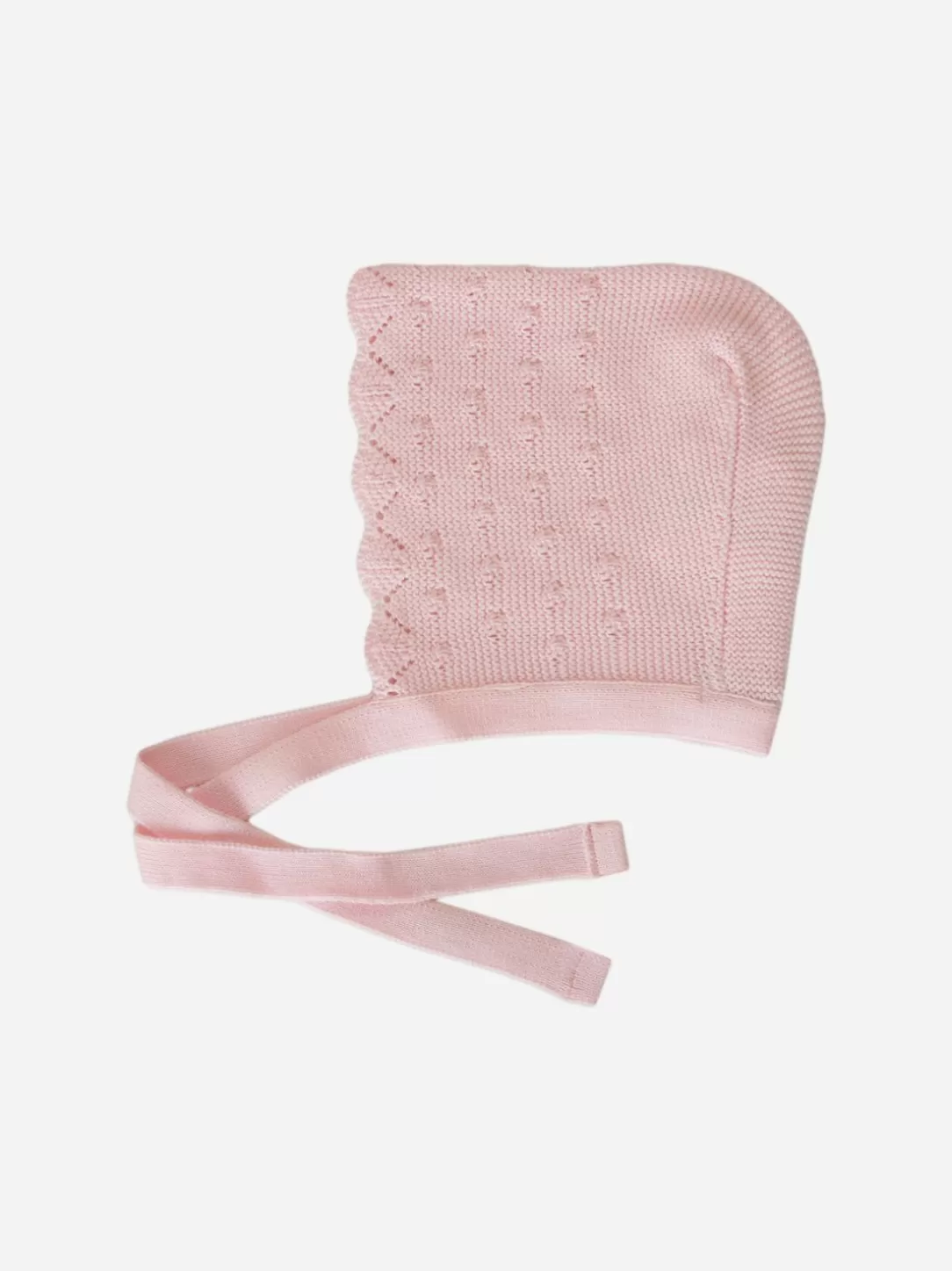 Baby Patachou Pink Knitted Girls Bonnet