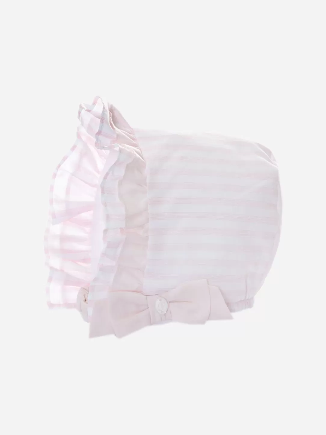 Baby Patachou Pink Stripes Hat With Frill