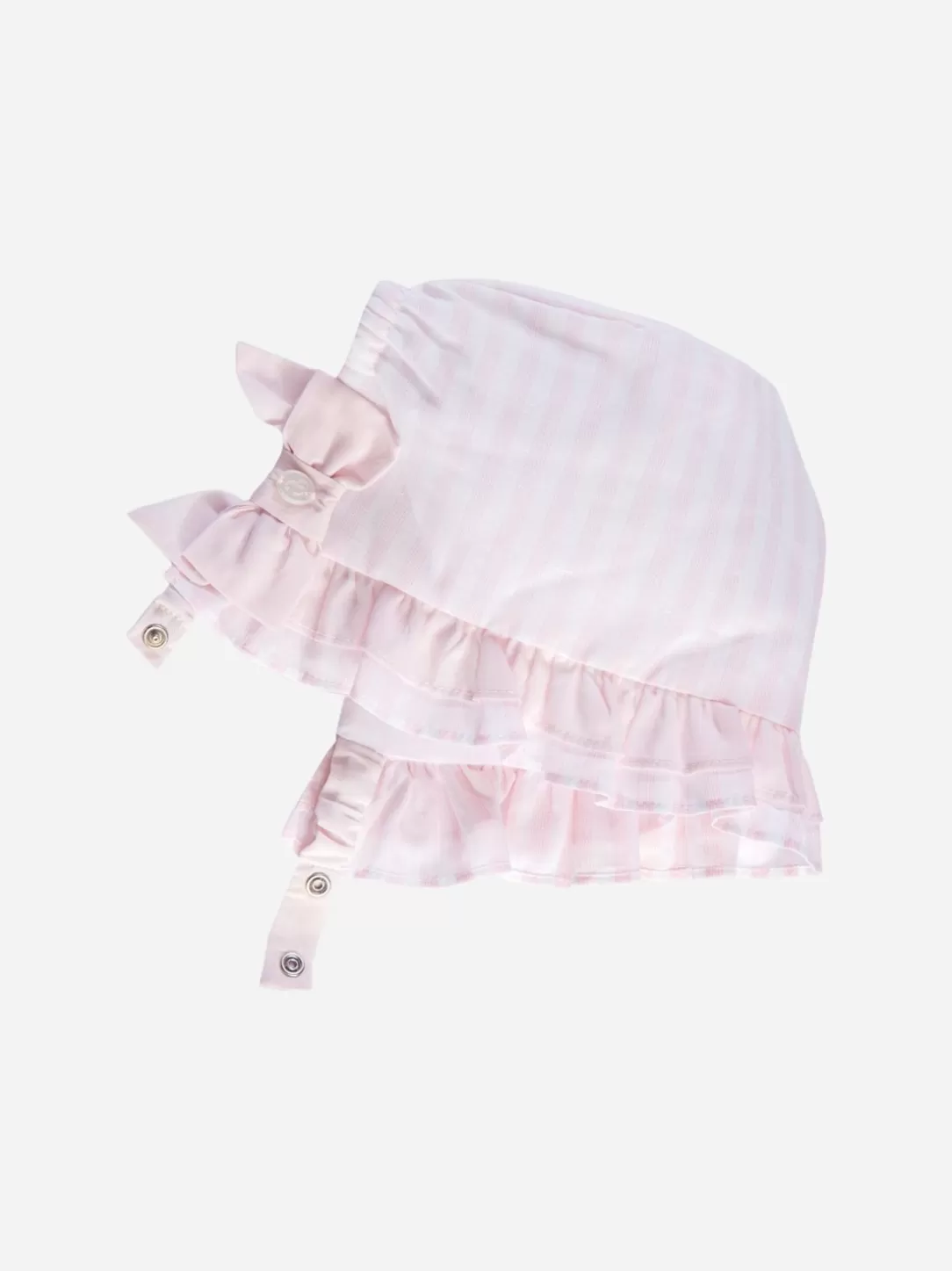 Baby Patachou Pink Stripes Hat With Frill