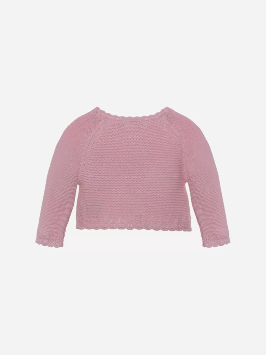 Baby Patachou Pink Tricot Long Sleeve Cardigan