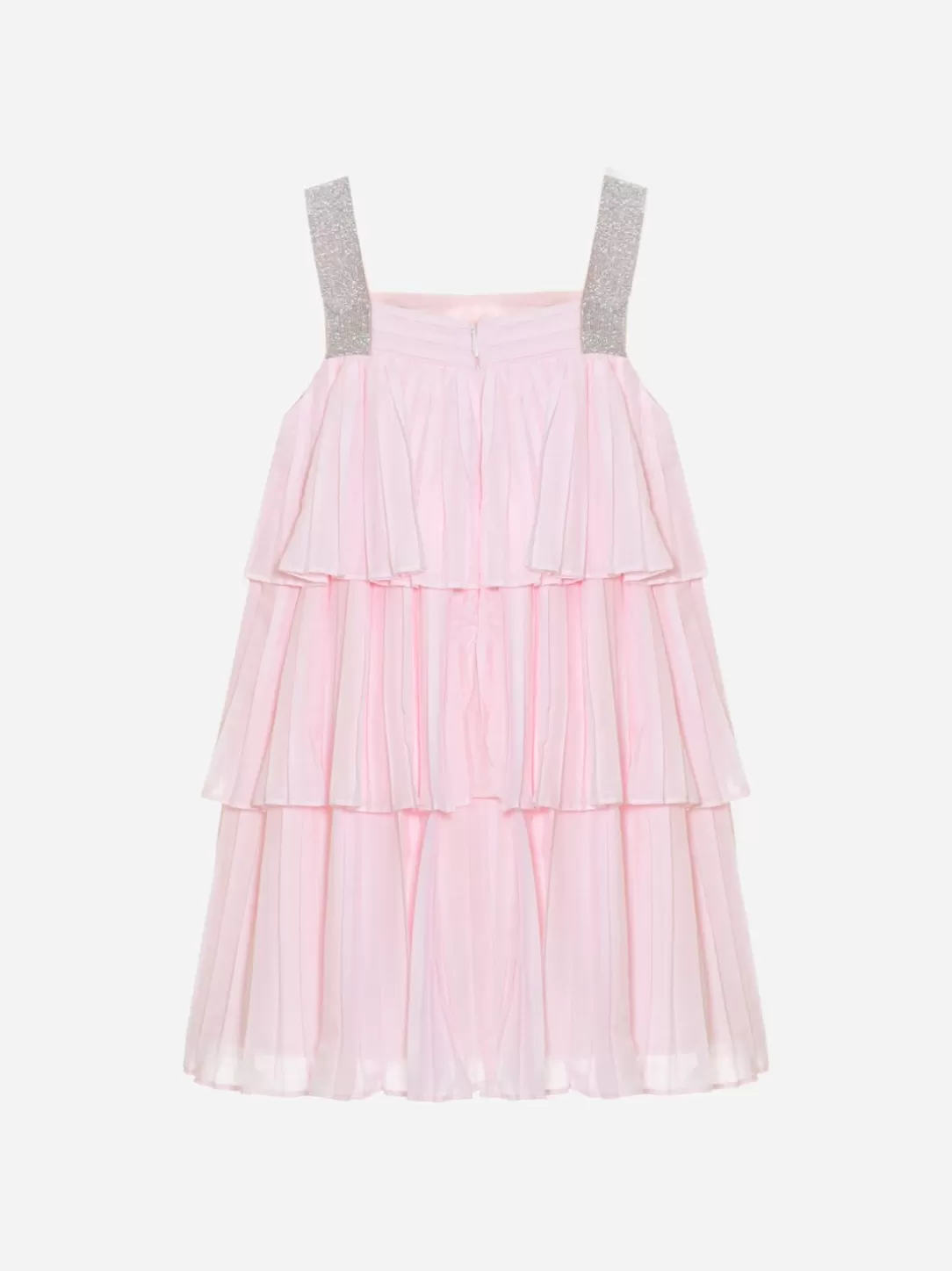 Girl Patachou Pink Tulle And Chiffon Dress