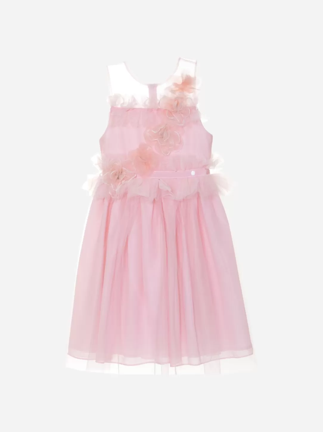 Girl Patachou Pink Tulle Girls Dress