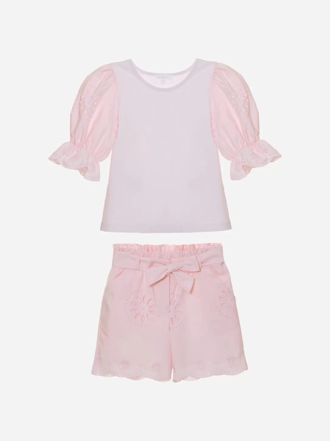 Girl Patachou Pink Vichy Dress