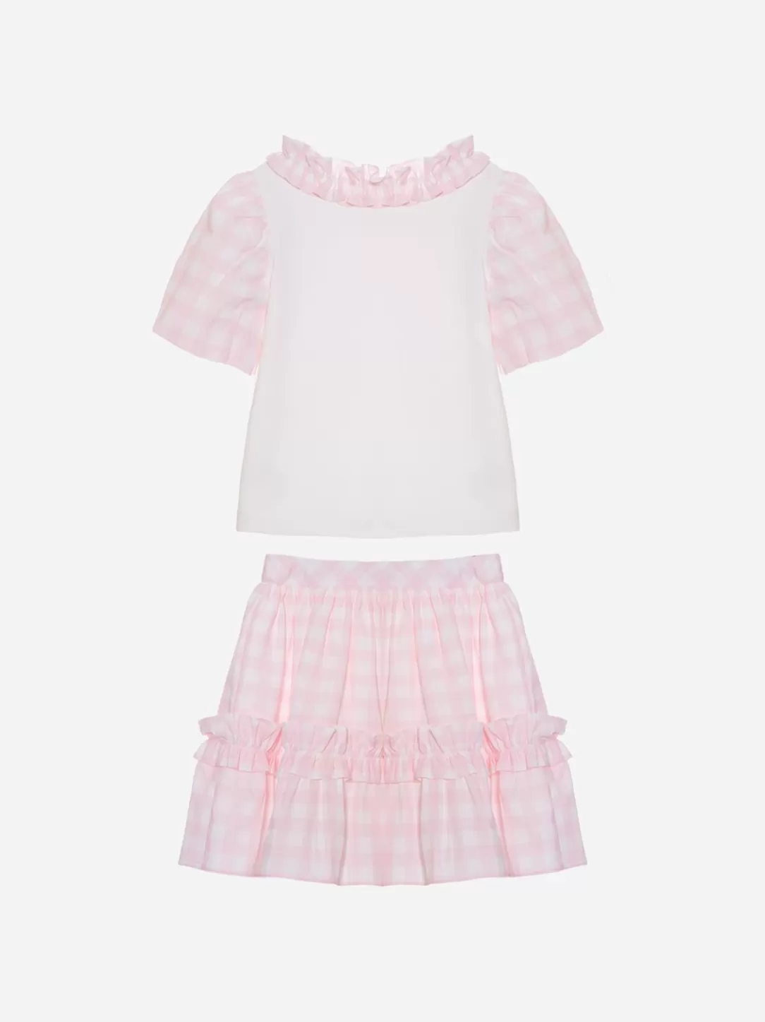 Girl Patachou Pink Vichy Set