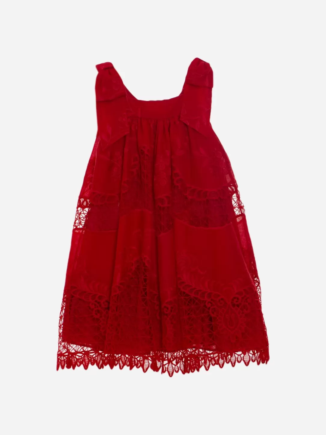 Girl Patachou Red Dress With Straps