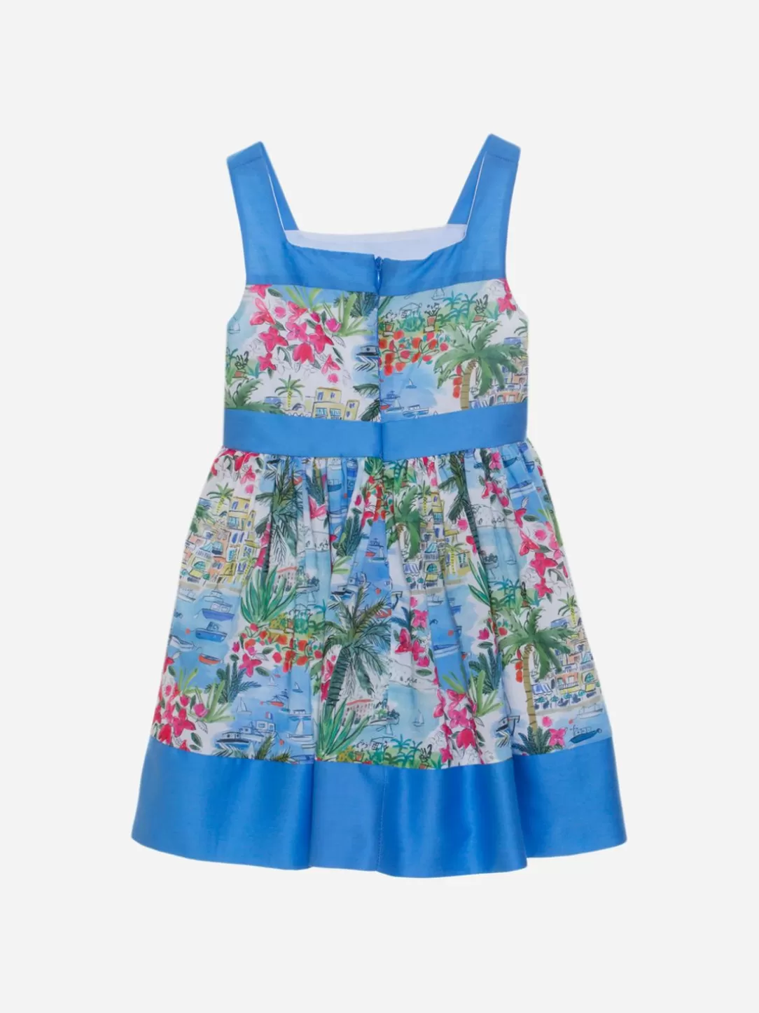 Girl Patachou Sea Liberty Print Dress