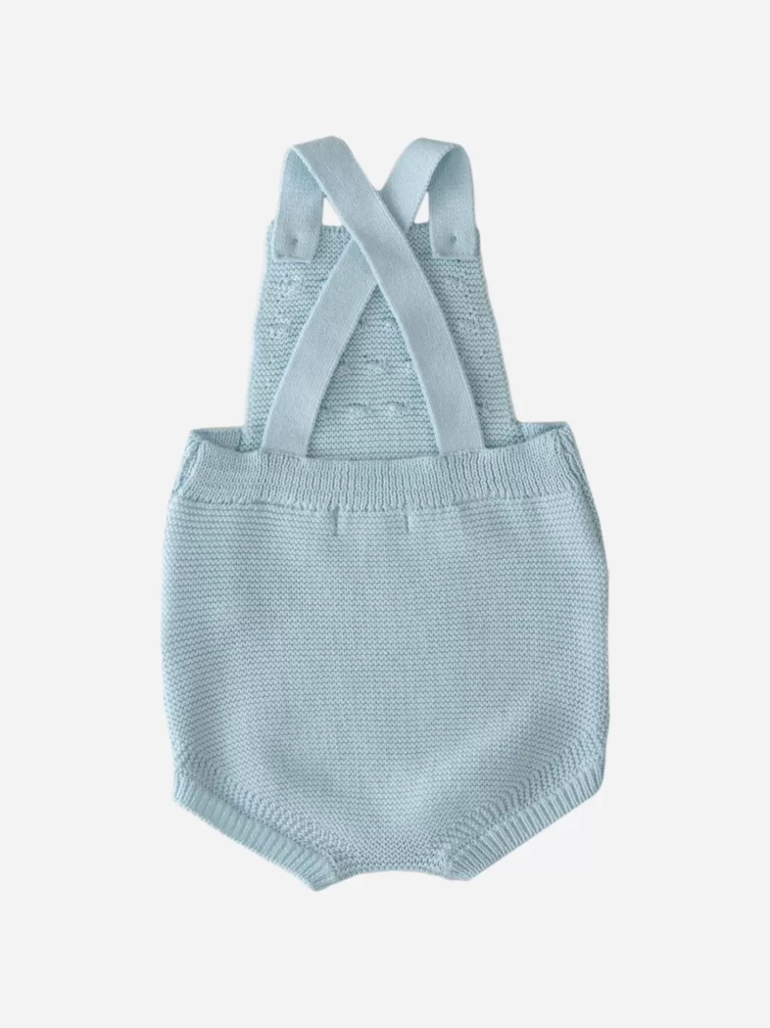 Baby Patachou Unisex Light Blue Knit Jumpsuit