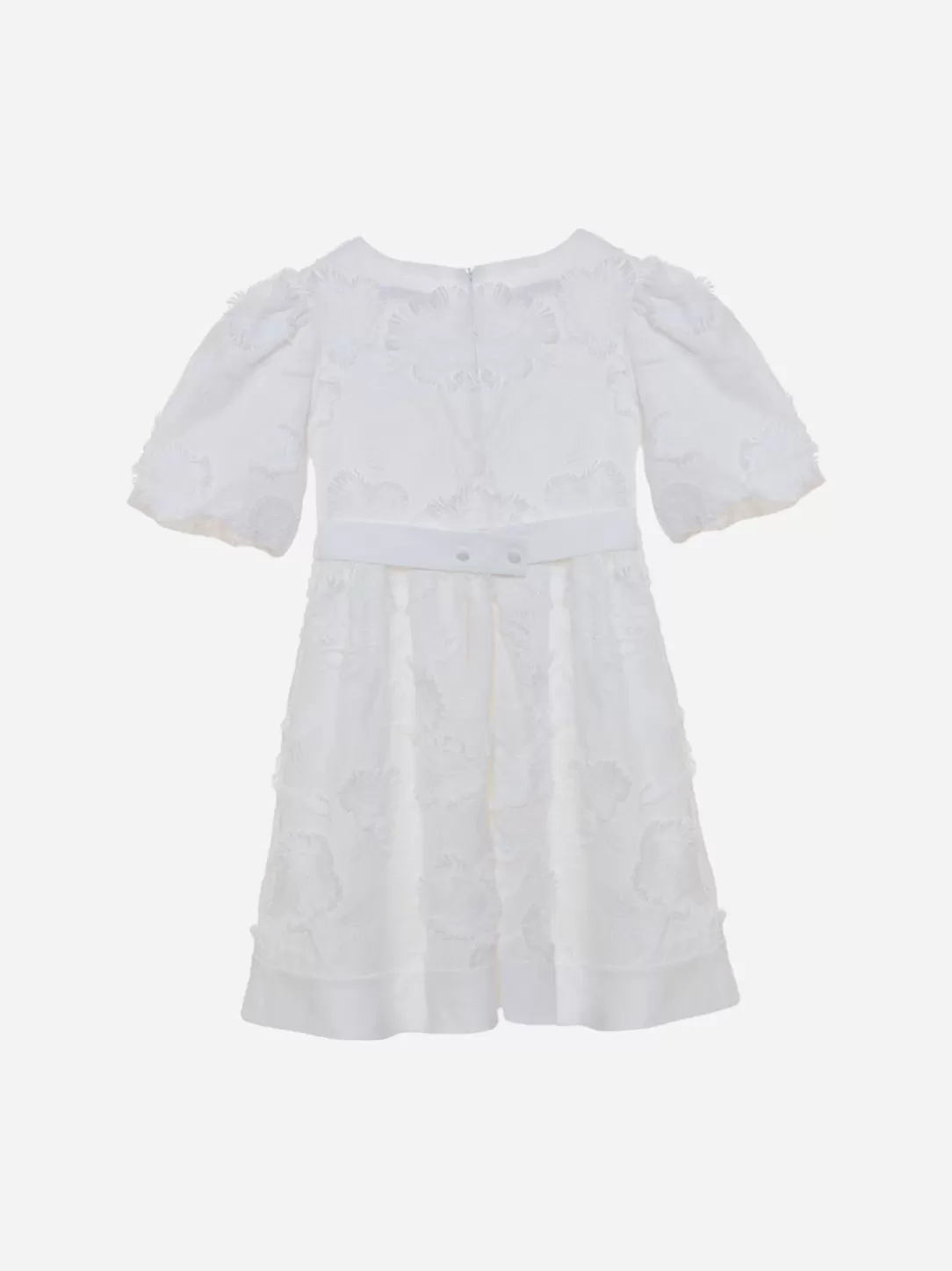 Girl Patachou White Embroidered Girls Dress