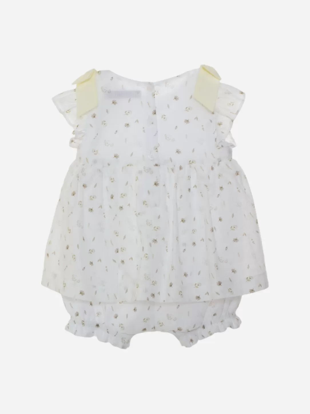 Baby Patachou White Exclusive Print Romper