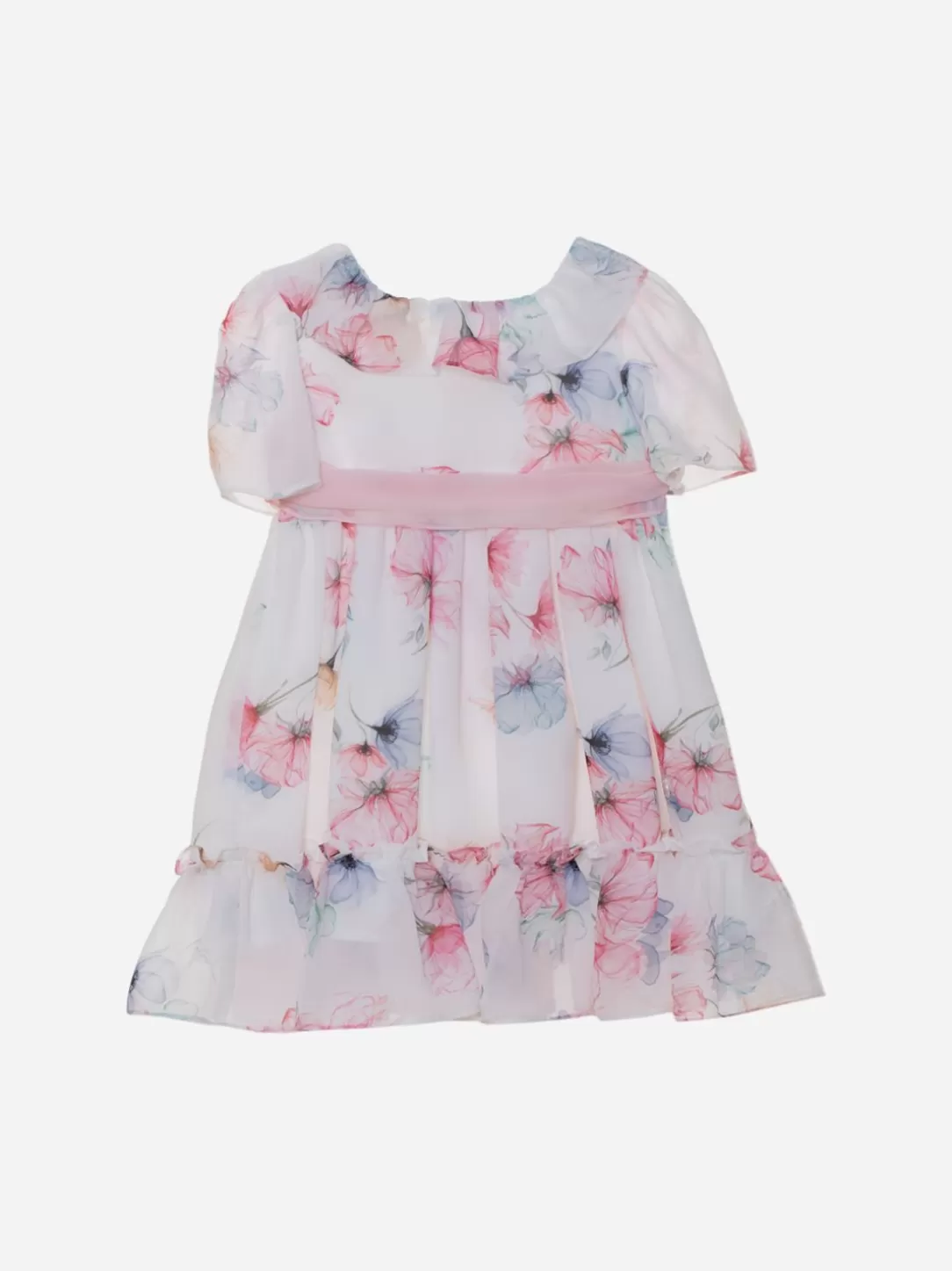 Baby Patachou White Flower Print Dress