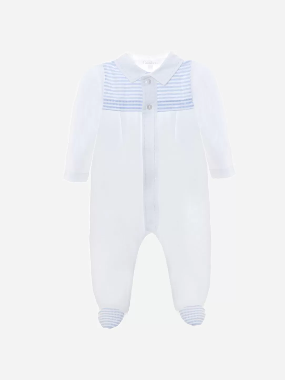 Baby Patachou White Jersey Babygrow