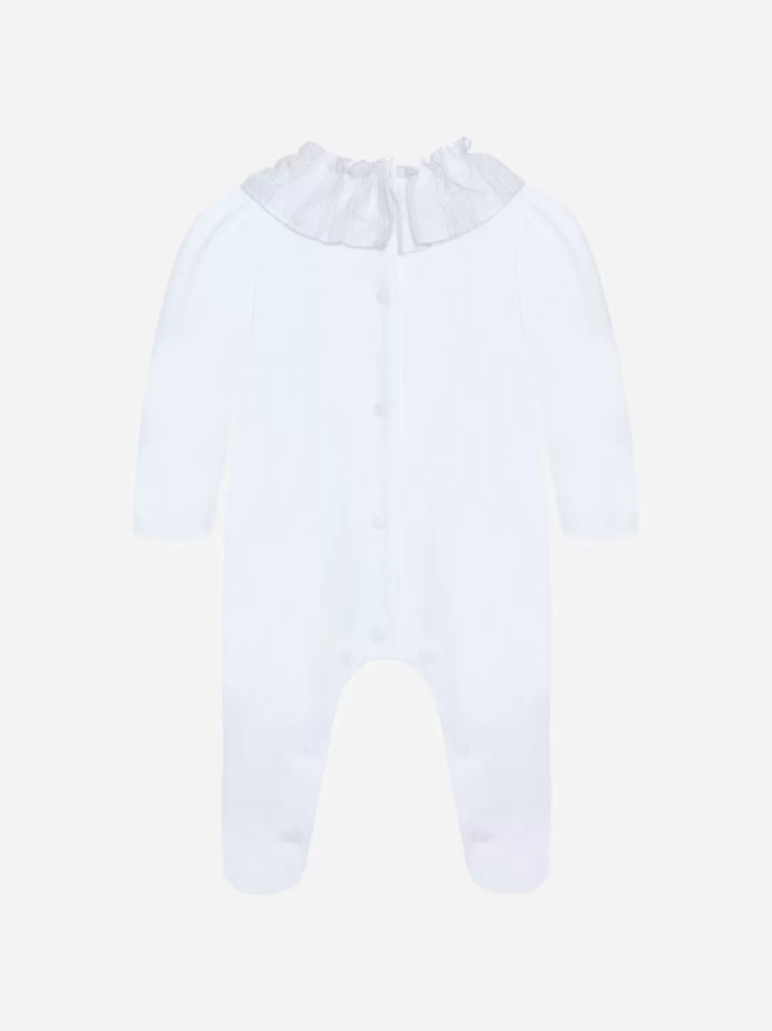 Baby Patachou White Jersey Babygrow