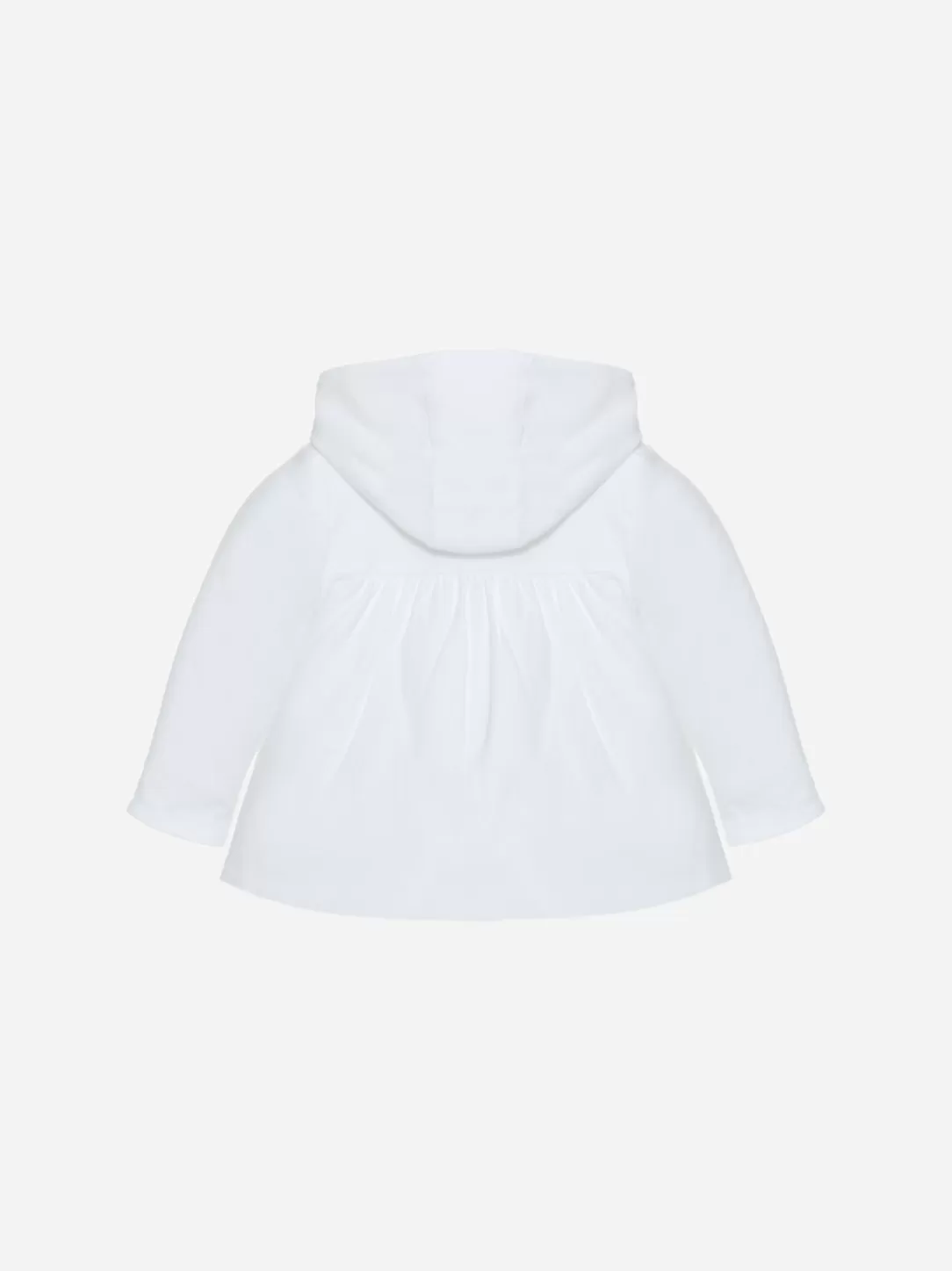 Baby Patachou White Jersey Coat