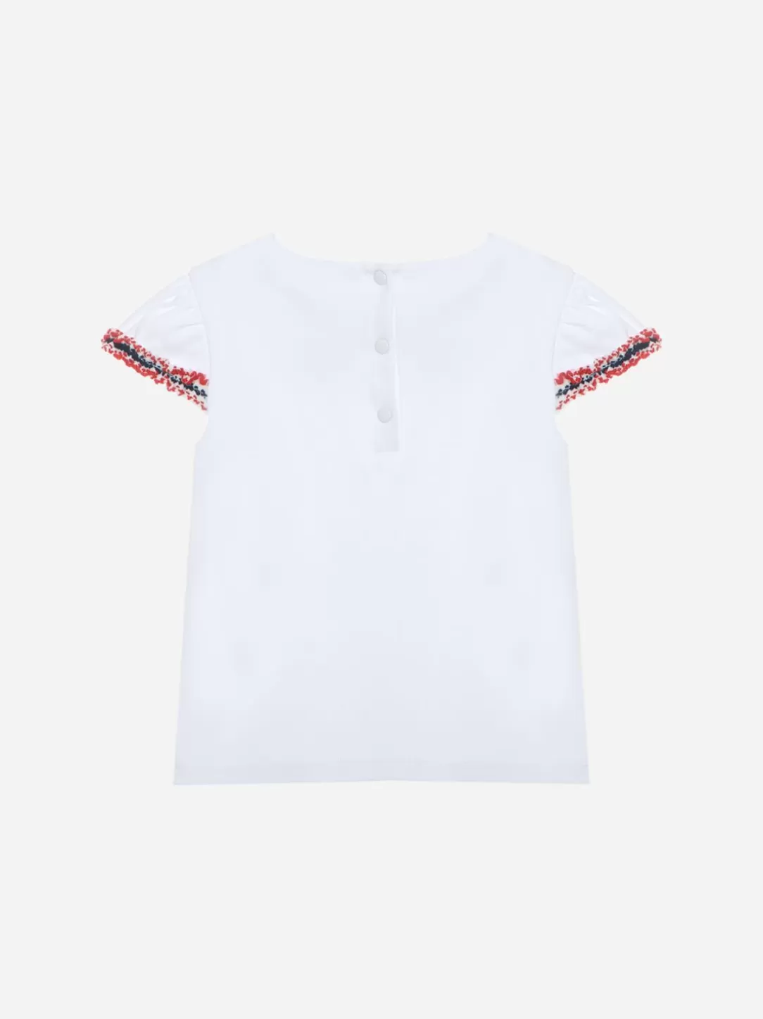 Girl Patachou White Jersey T-Shirt