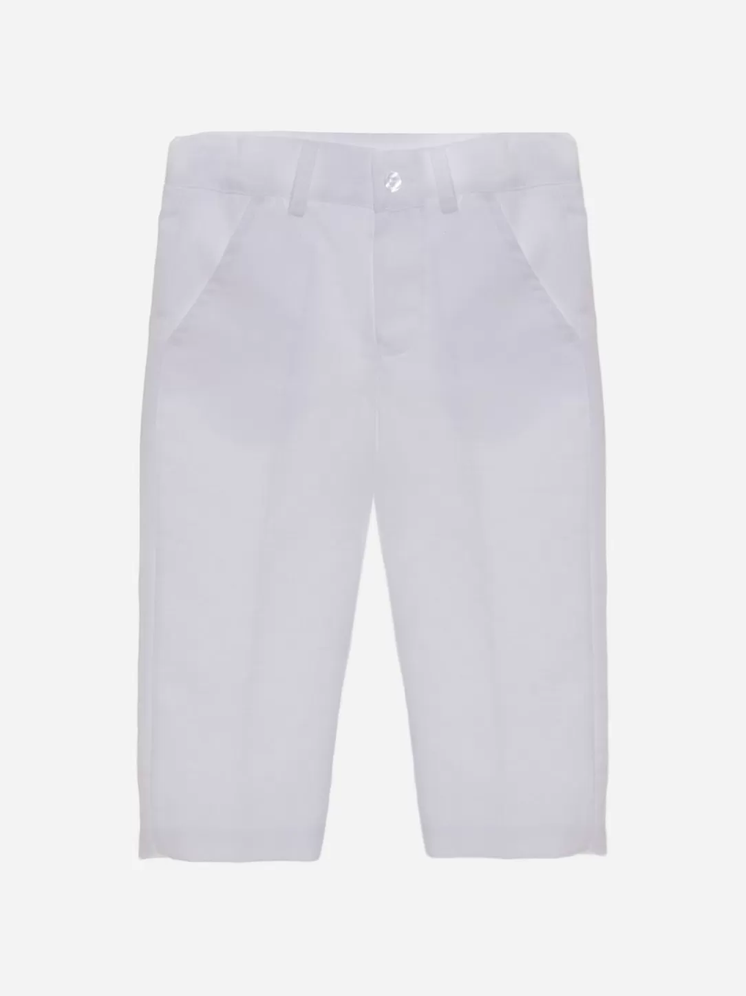 Baby Patachou White Linen Boys Pants