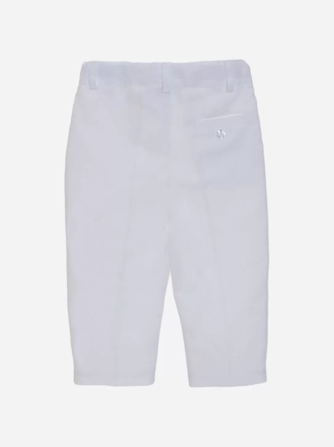 Baby Patachou White Linen Boys Pants