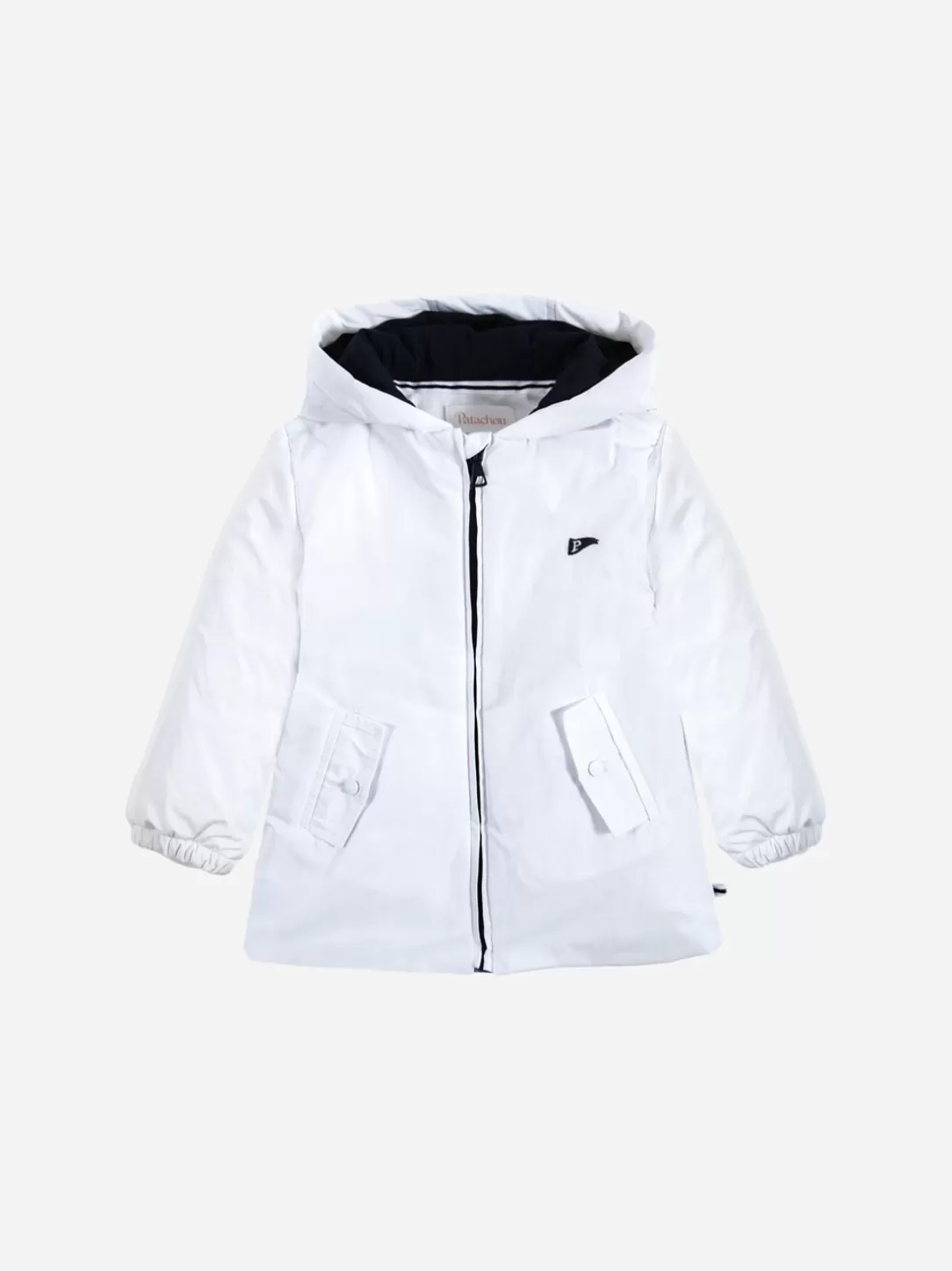 Boy Patachou White Microfiber Jacket