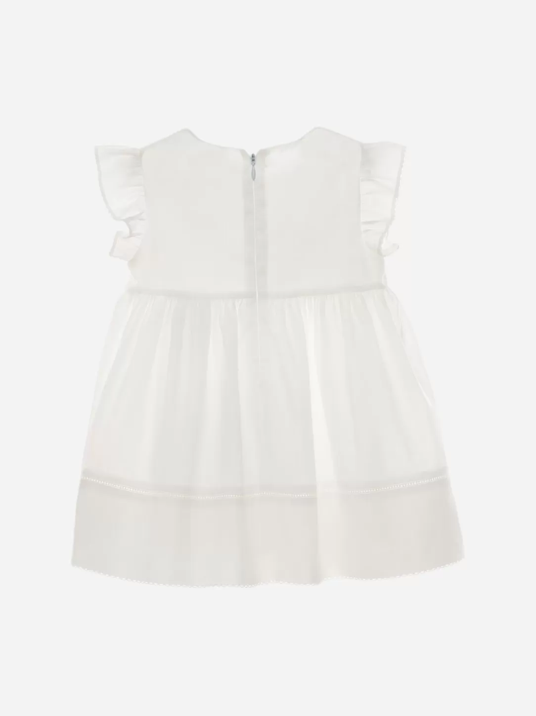 Baby Patachou White Satin Dress