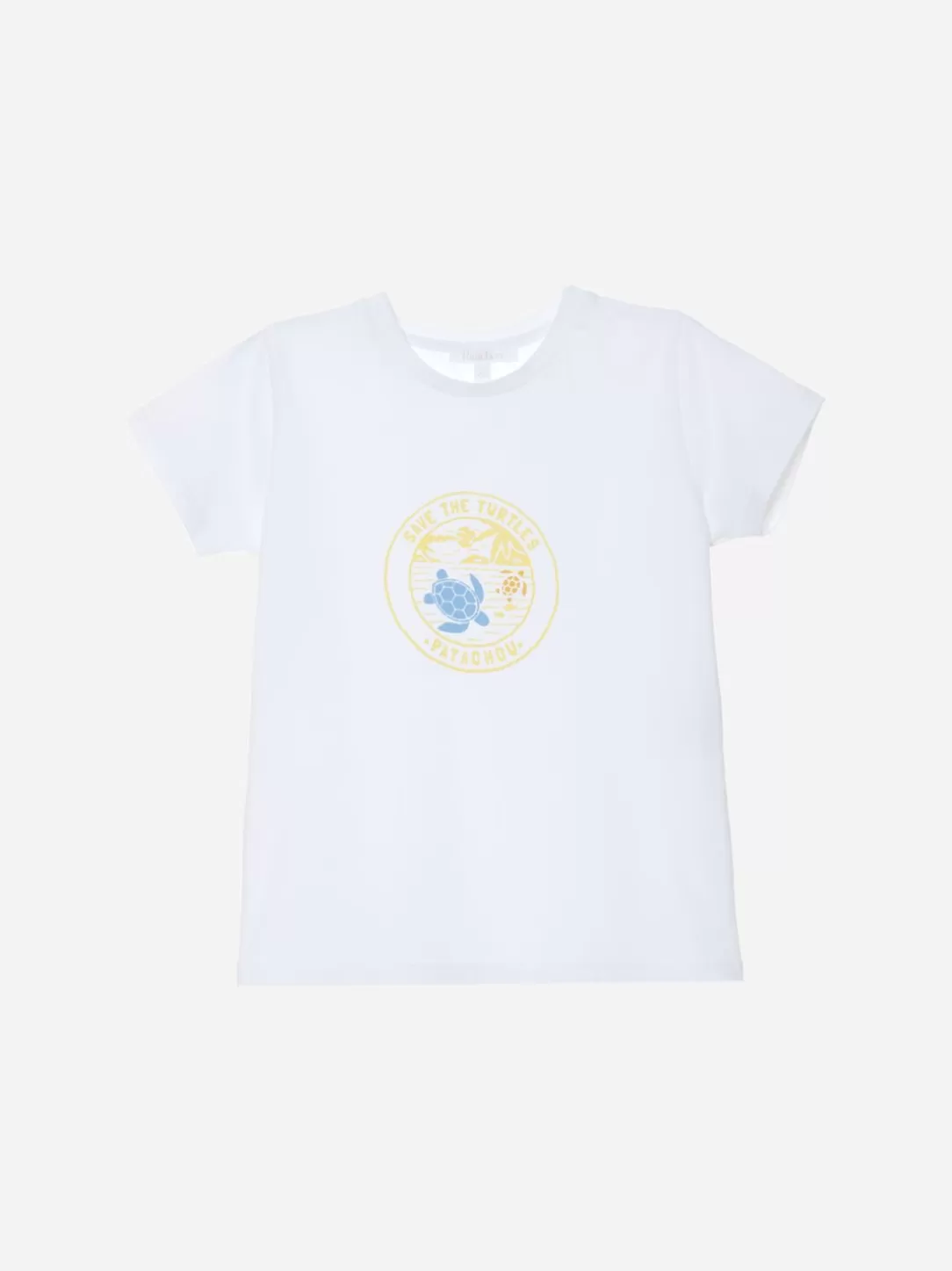 Baby Patachou White "Save The Turtles" T-Shirt