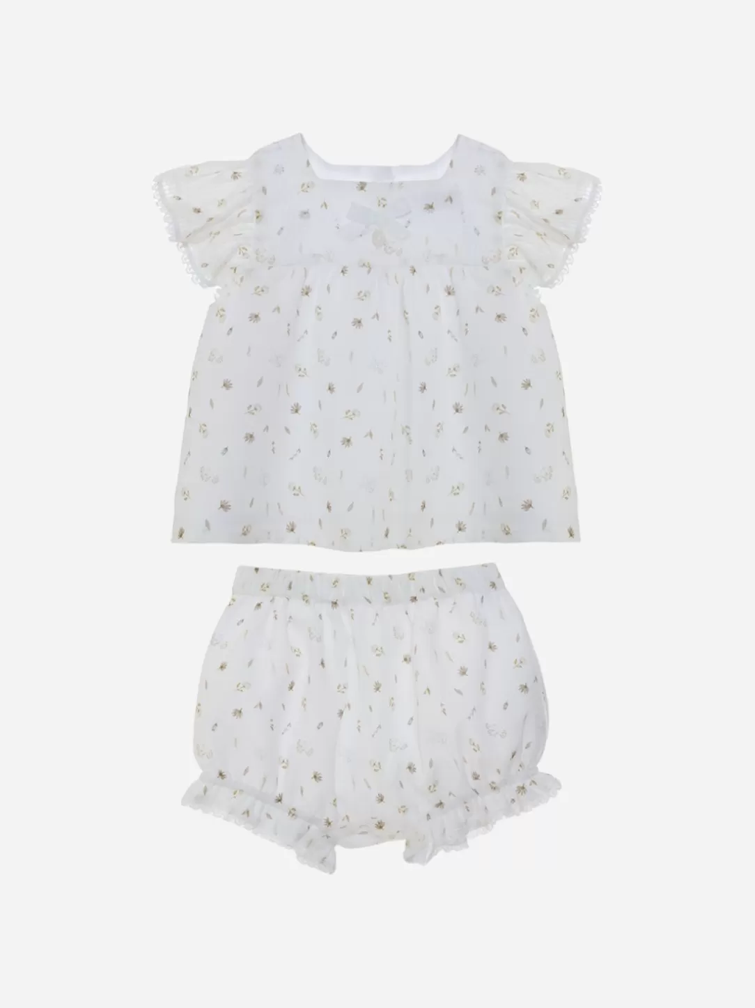 Baby Patachou White Set With Exclusive Print