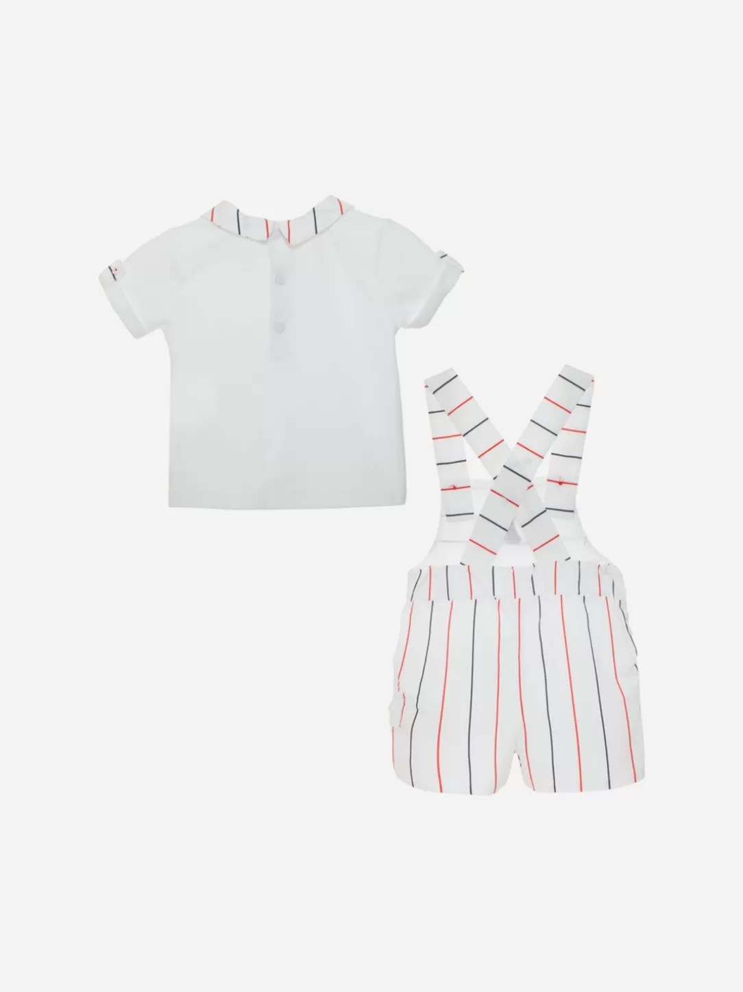 Baby Patachou White Striped Baby Boy Set