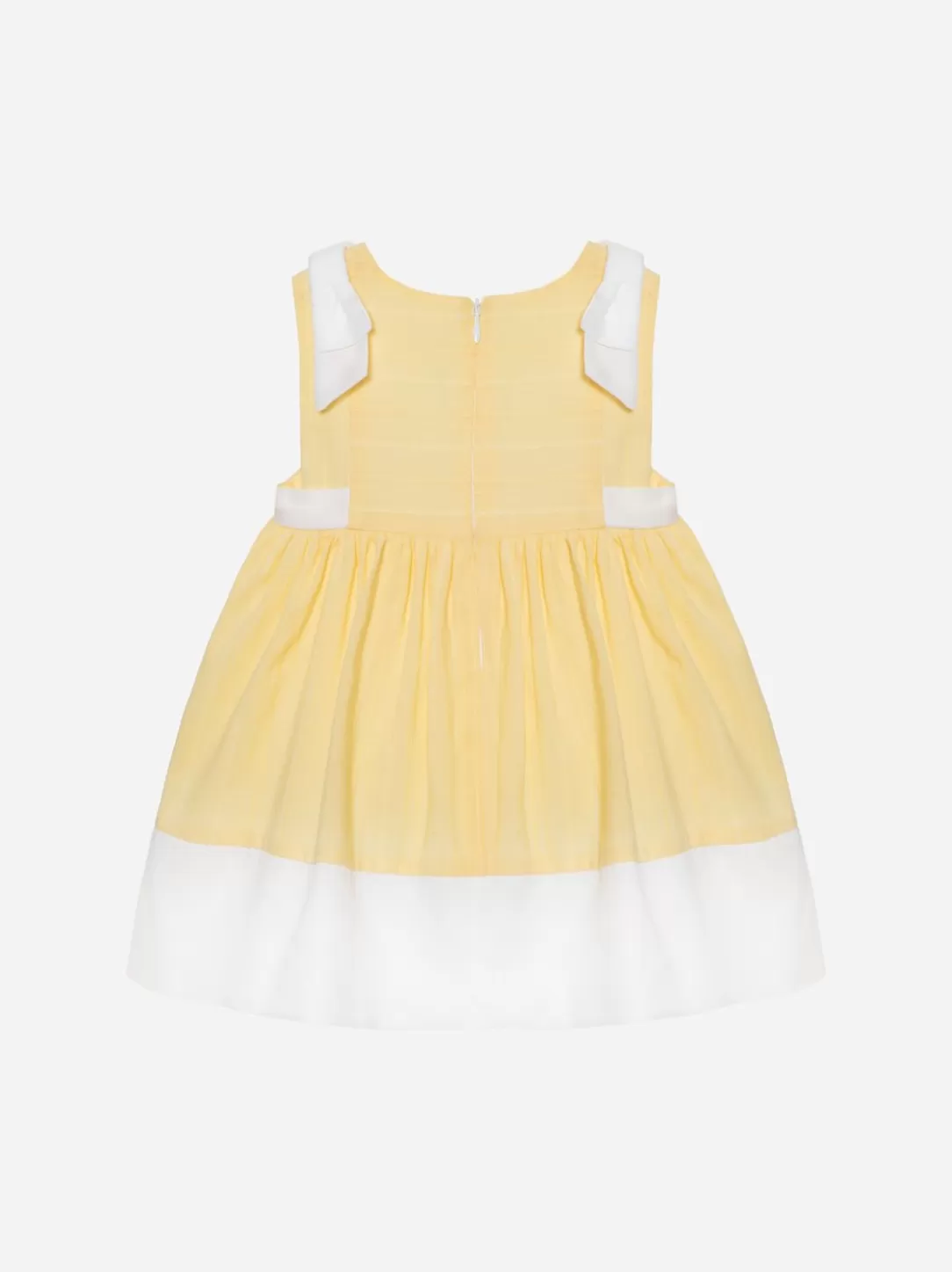 Baby Patachou Yellow Dress Made In Voile