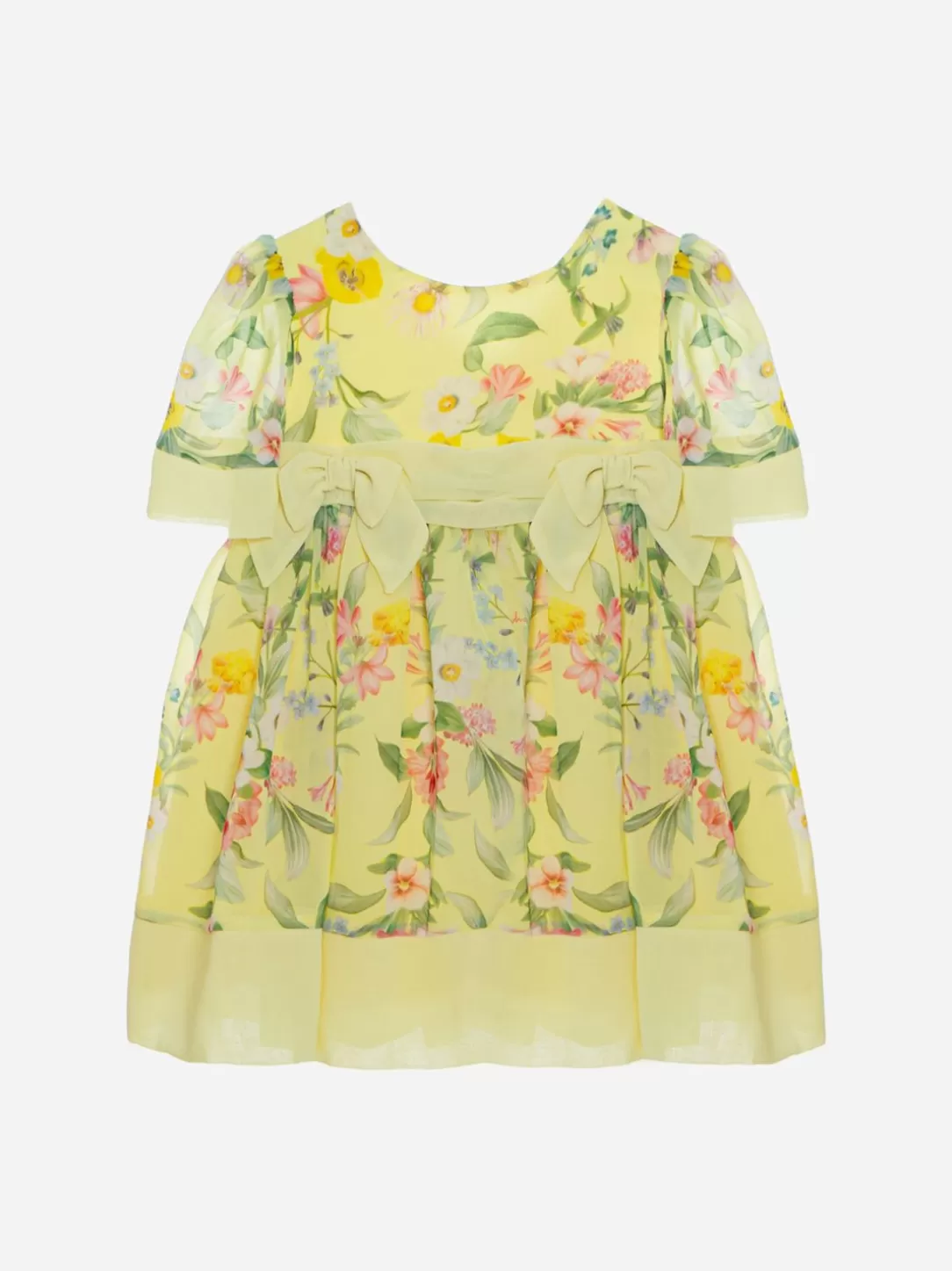 Baby Patachou Yellow Floral Print Dress