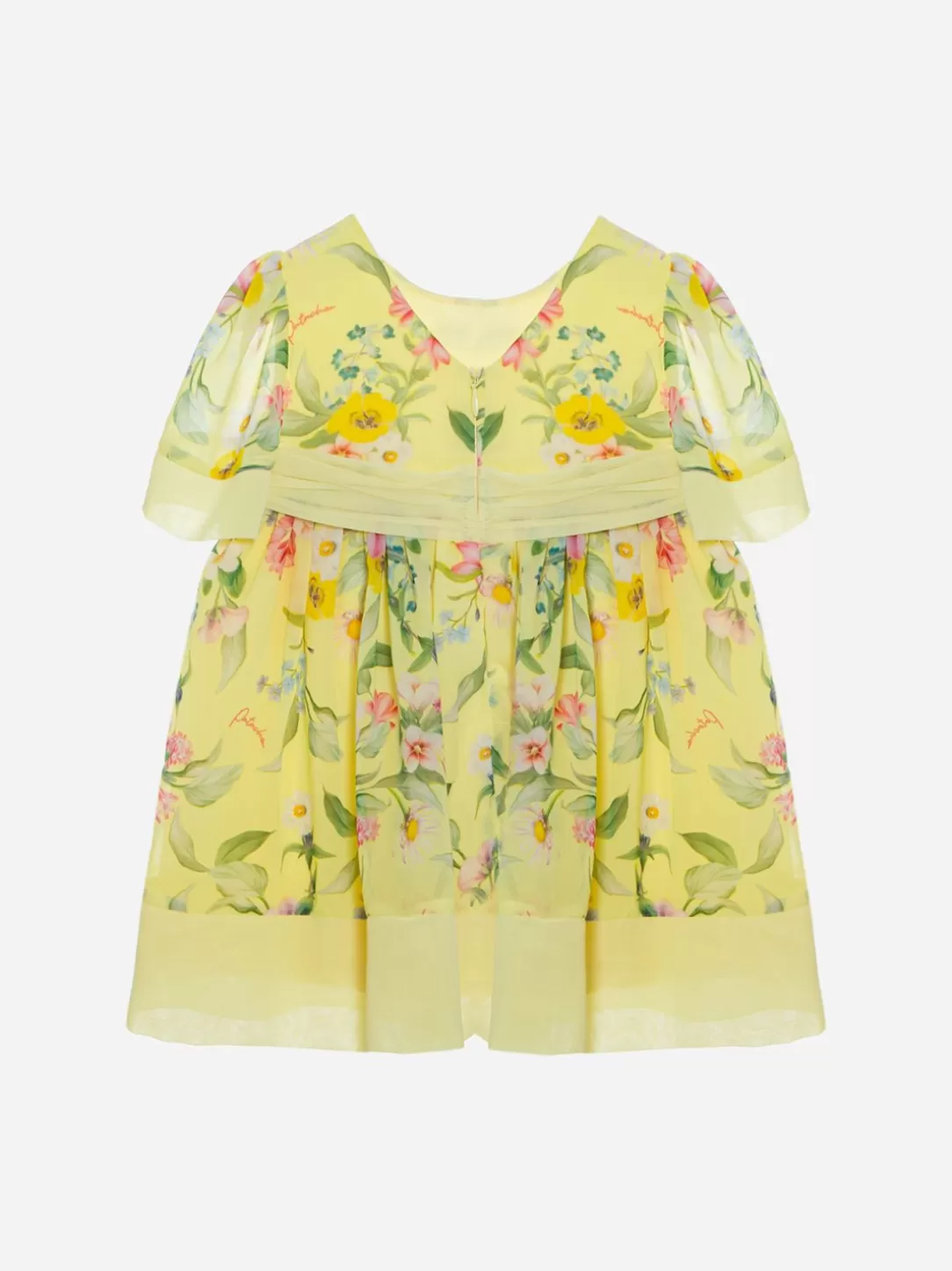 Baby Patachou Yellow Floral Print Dress