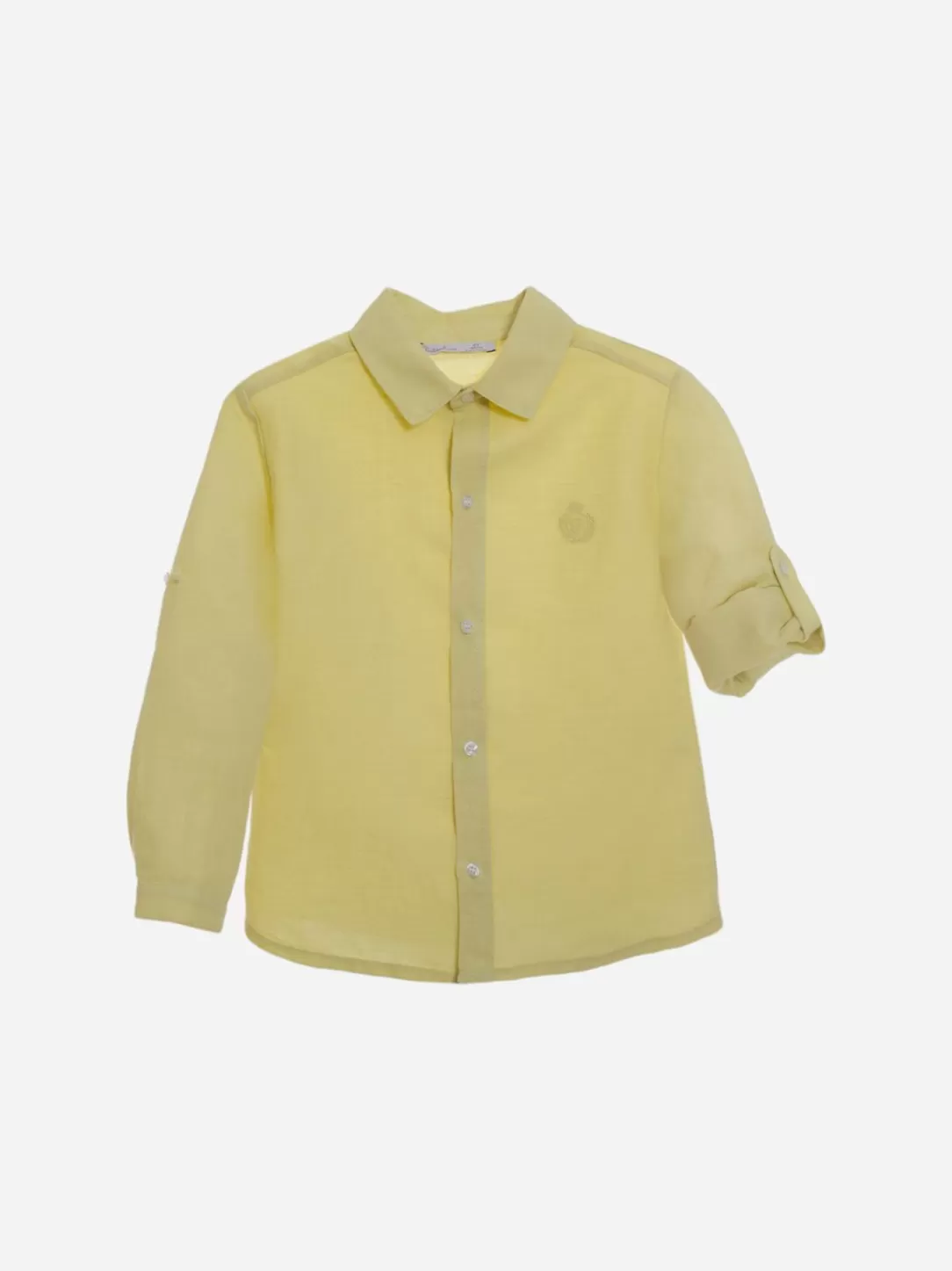 Boy Patachou Yellow Linen Shirt