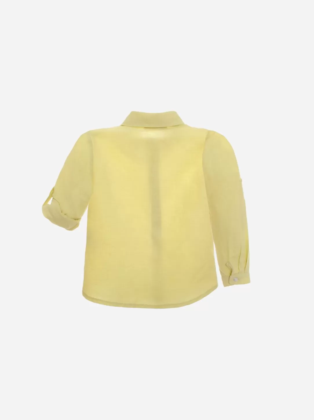 Boy Patachou Yellow Shirt Made In Linen